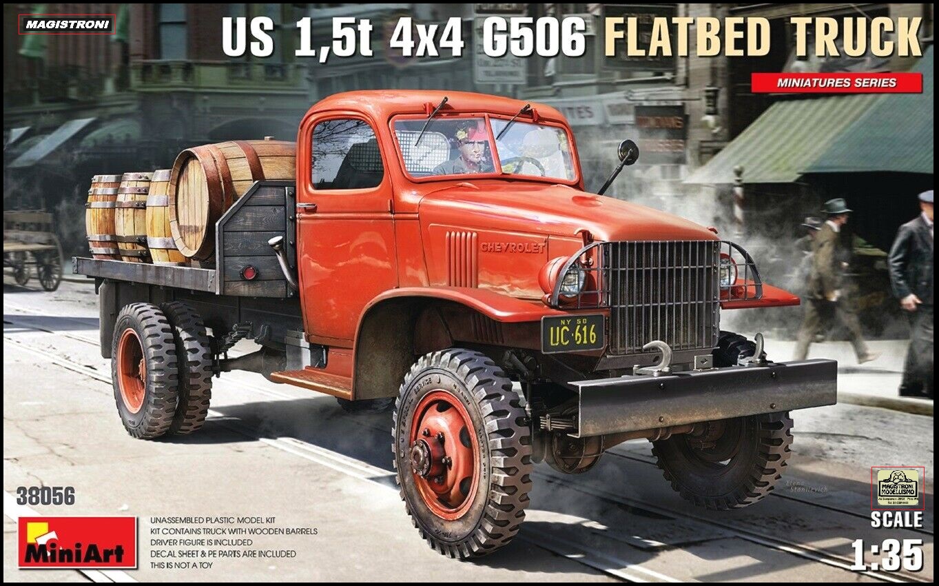 US 1,5 t 4X4 G506 FLATBED TRUCK