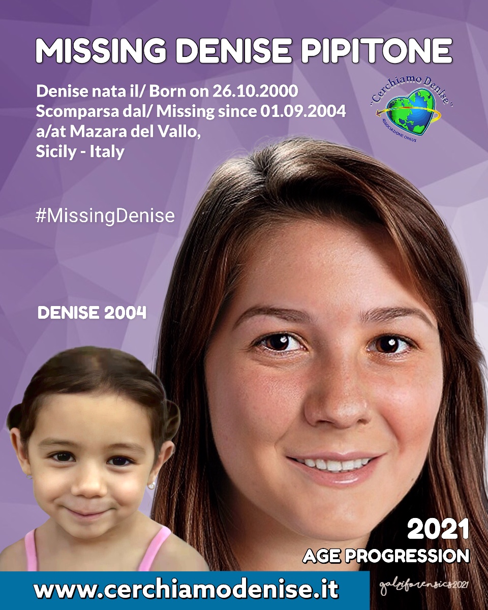 Missing Denise Nata il 26 ottobre 2000 - Scomparsa il 1 Settembre 2004 Sicilia, (TP) Italia