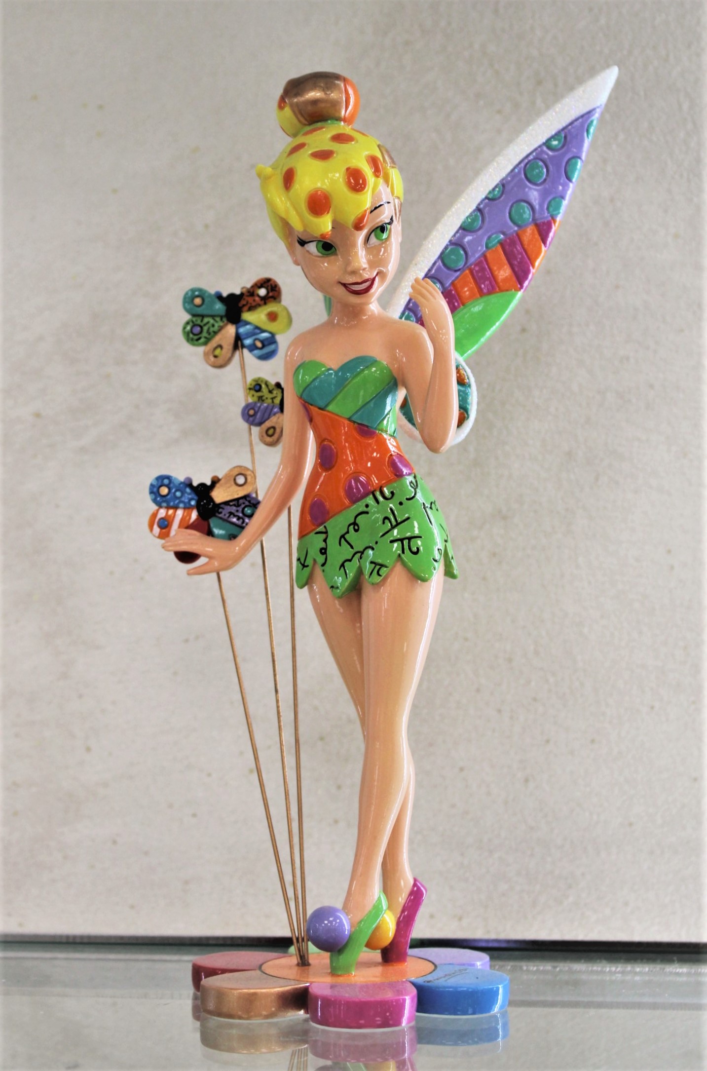 STATUINA TRILLY CON LE FARFALLE DISNEY BRITTO