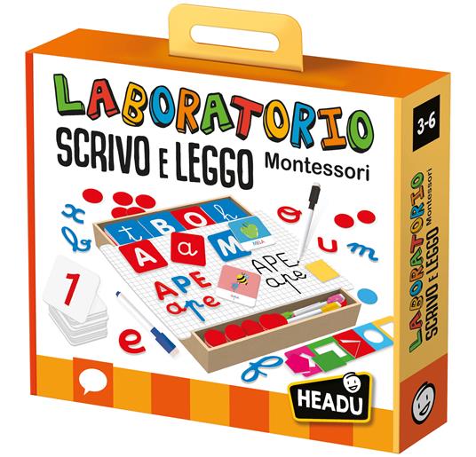 HEADU LABORATORIO SCRIVO E LEGGO MONTESSORI