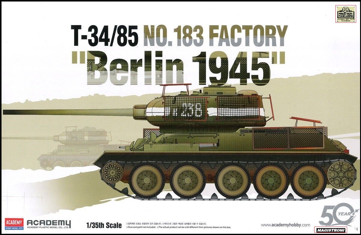 T-34/85 NO:183 FACTORY "BERLIN 1945"
