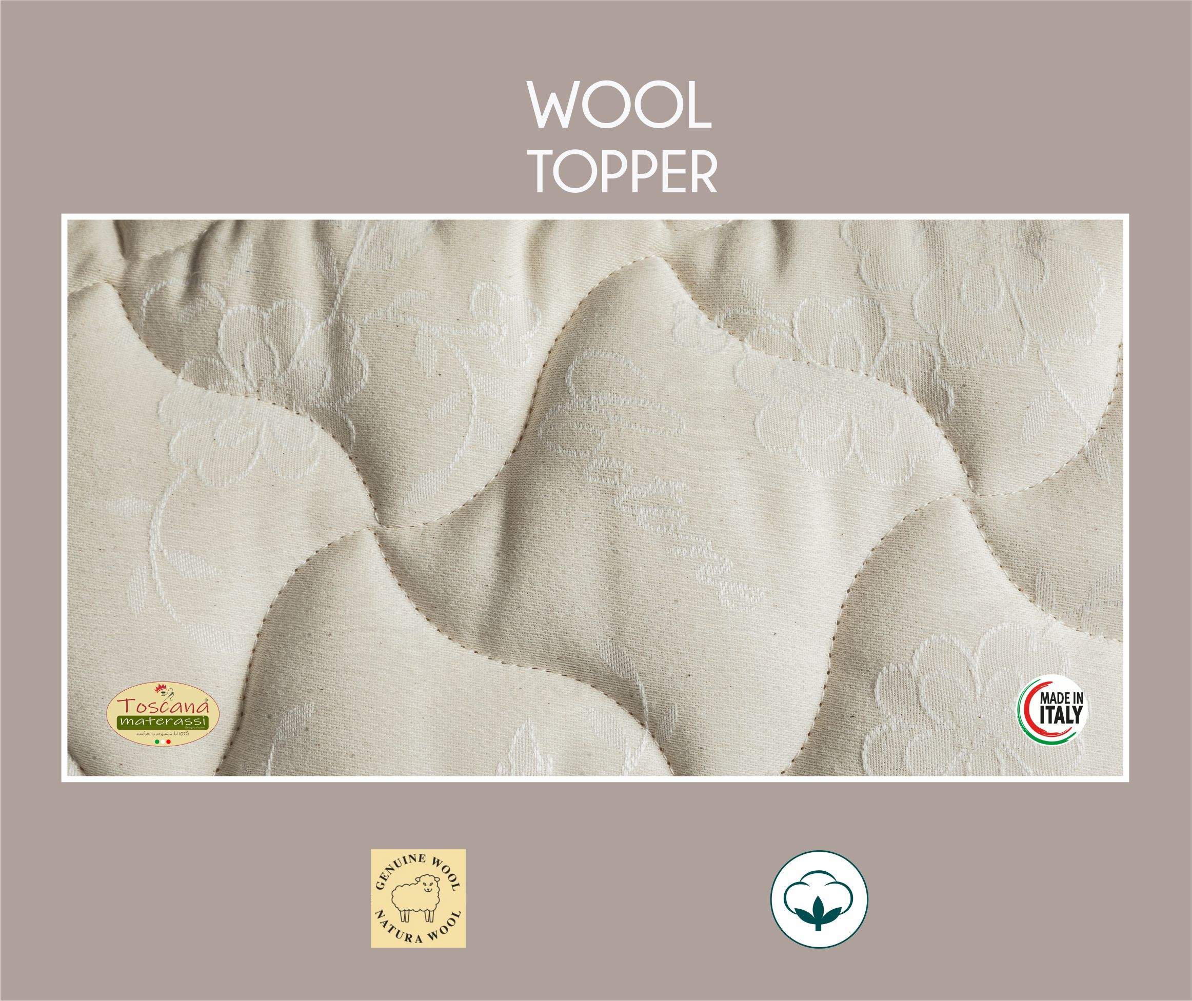 100% natural WOOL topper (steady)