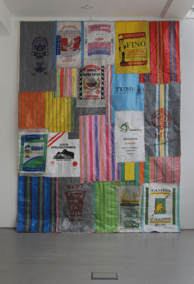2012, raffia bags, 400 x 300 cm