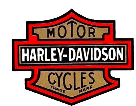 ADESIVI VINTAGE HARLEY DEVIDSON 3PZ