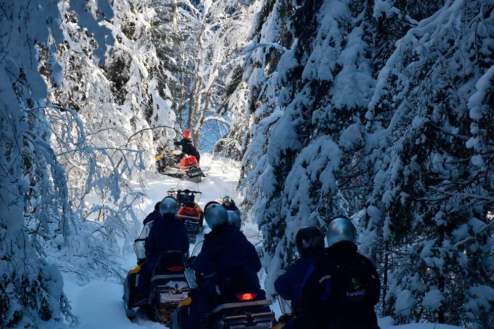 Relax & Travel snowmobile