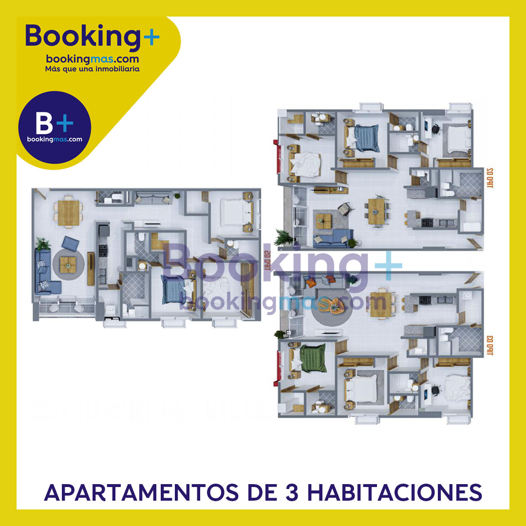 BMI 402/403 Apartamento en Venta, Nivel 4 Jana Massiel I - Bella Vista - Santo Domingo - RD