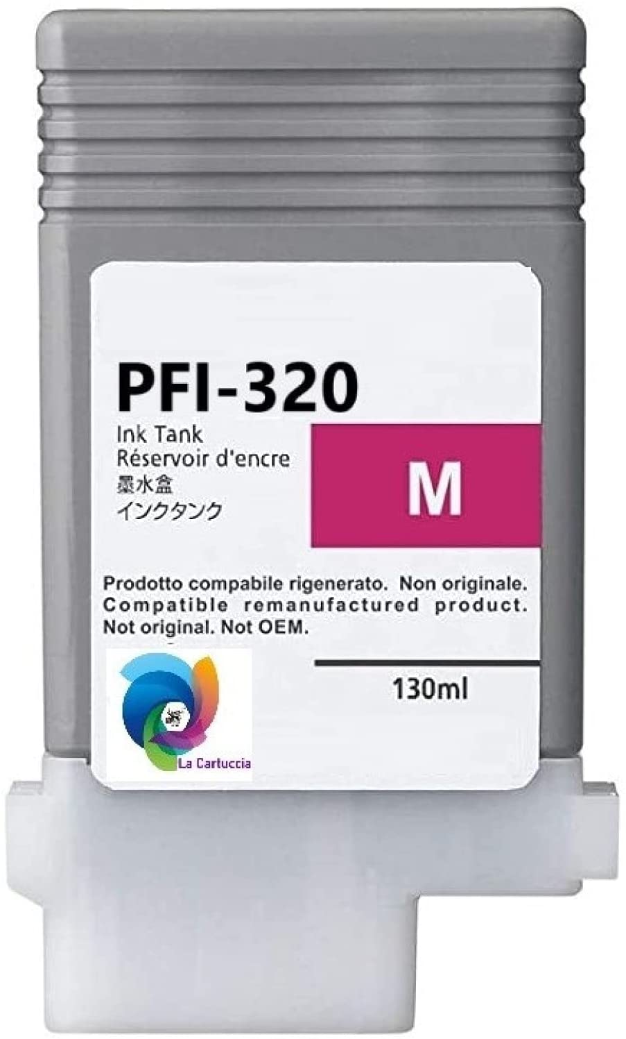 Cartuccia compatibile Canon PFI320M adatto per IPF TM200 Inchiostro magenta 2892C001 300ml