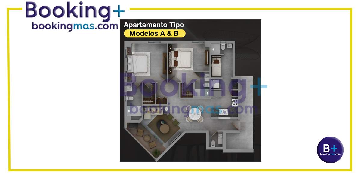 BMIb15 - Torre Sarasota 81 - Apartamentos en Venta -nivel 3 - Bella Vista - Santo Domingo - RD