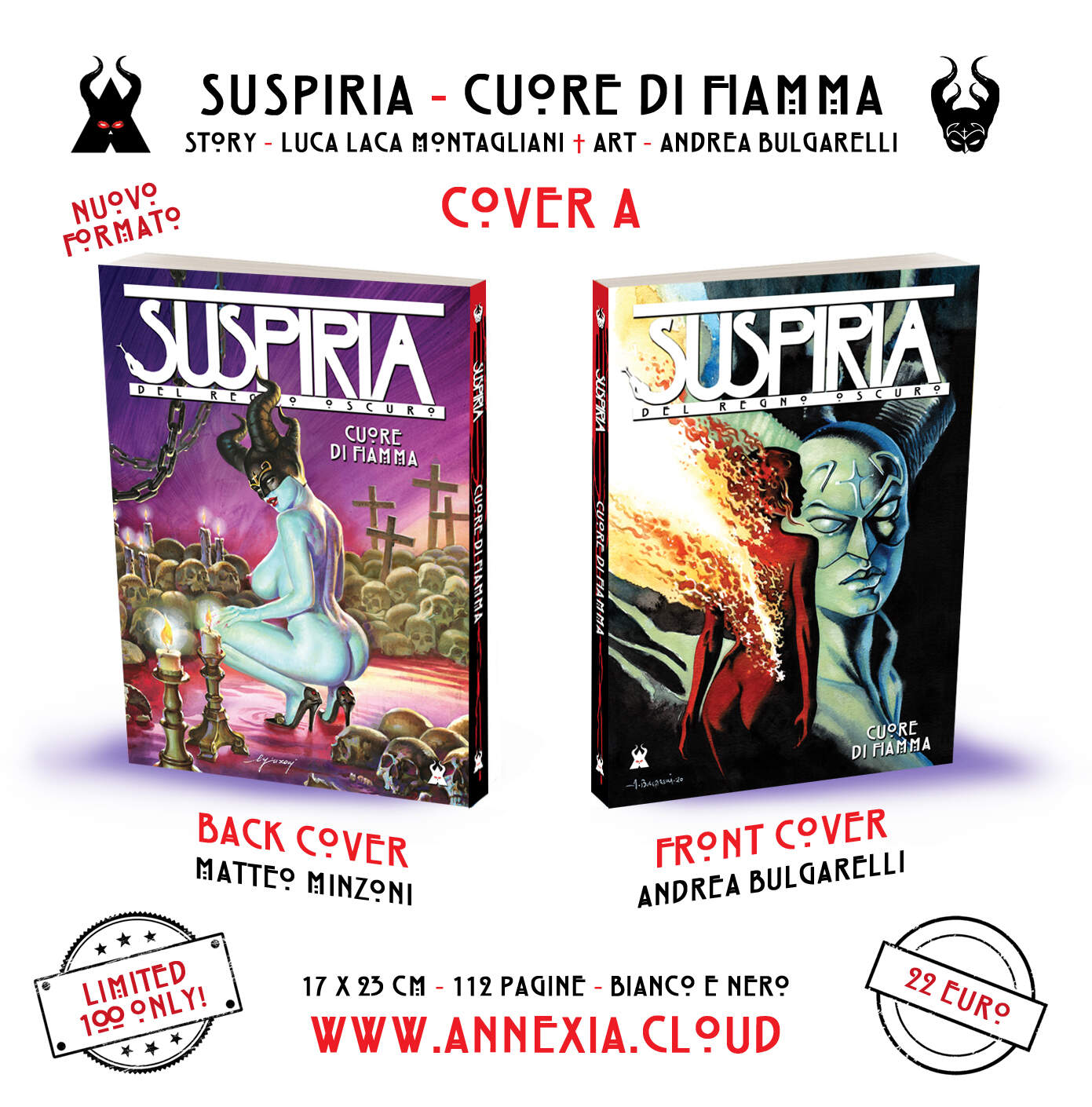 SUSPIRIA - CUORE DI FIAMMA (COVER A)