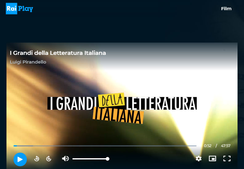 I Grandi della Letteratura Italiana - RaiPlay