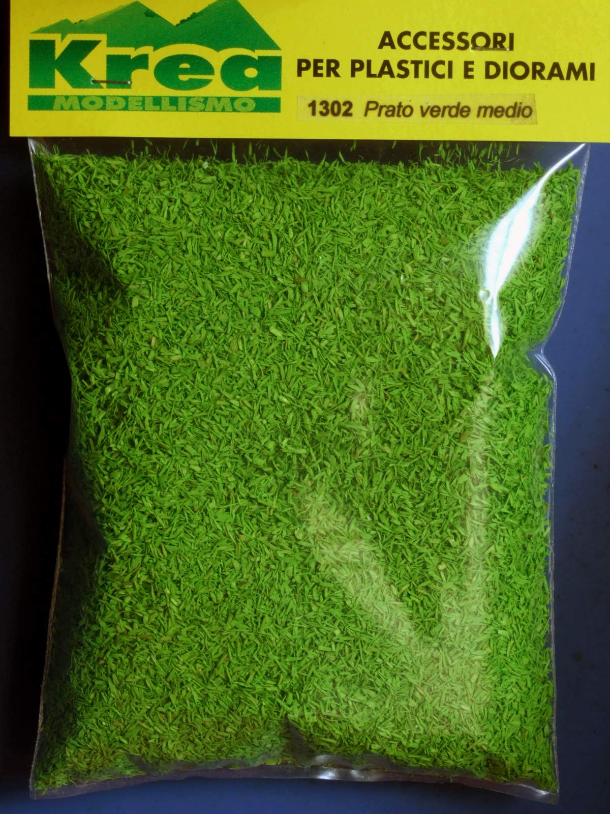 Prato turf verde medio per plastico o diorama - Krea 1302