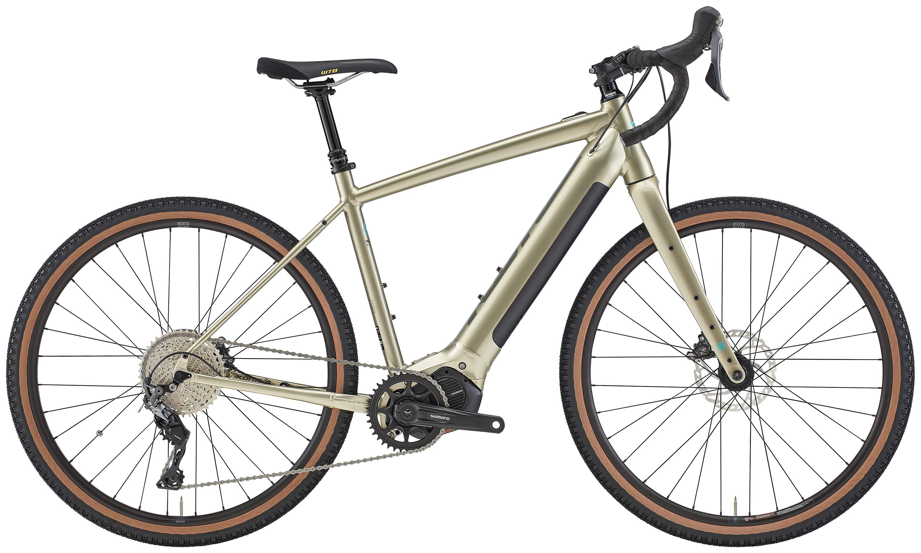Immagine Gravel E-bike Kona Libre EL colore marroncino chiaro