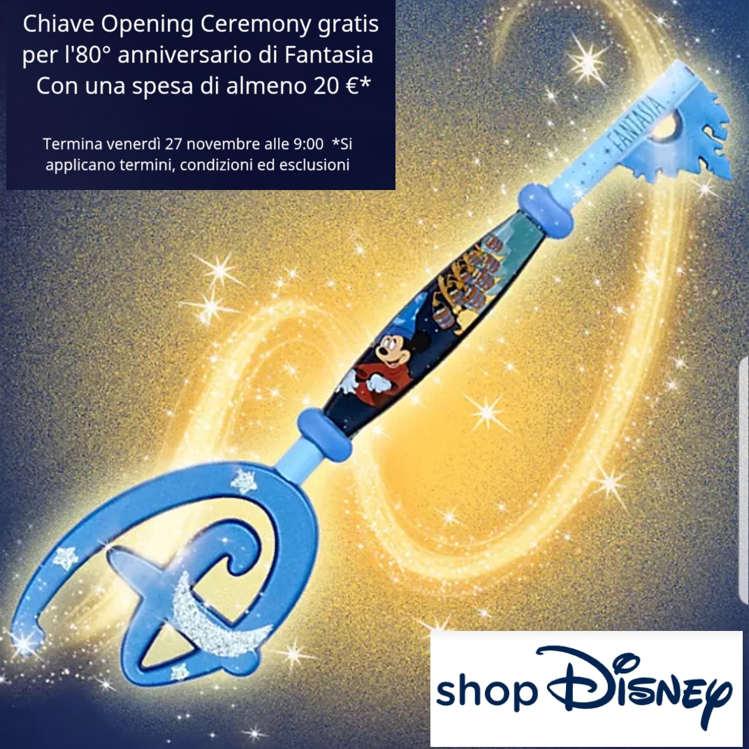 Shop Disney - Chiave anniversario Fantasia omaggio