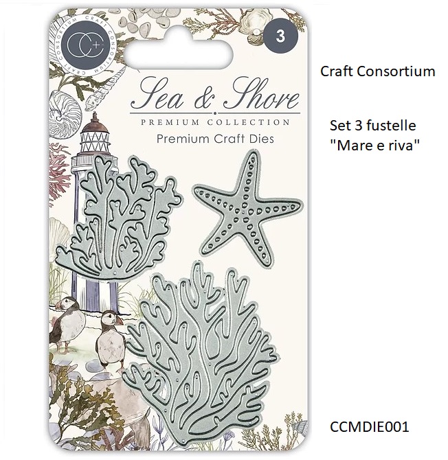 Fustelle Craft Consortium - "Sea & Shore" Rif. CCMDIE001
