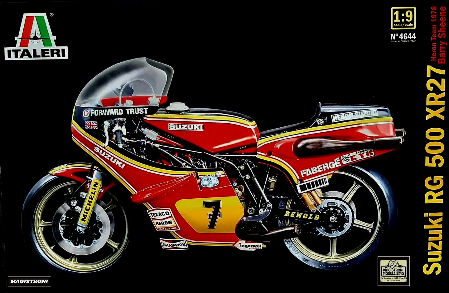 SUZUKI RG500 XR27  Heron Team -Barry Sheene.