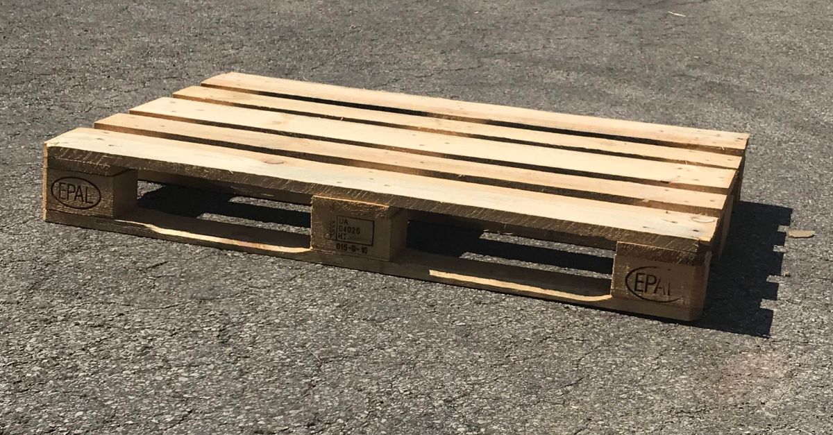 EPAL pallet in legno