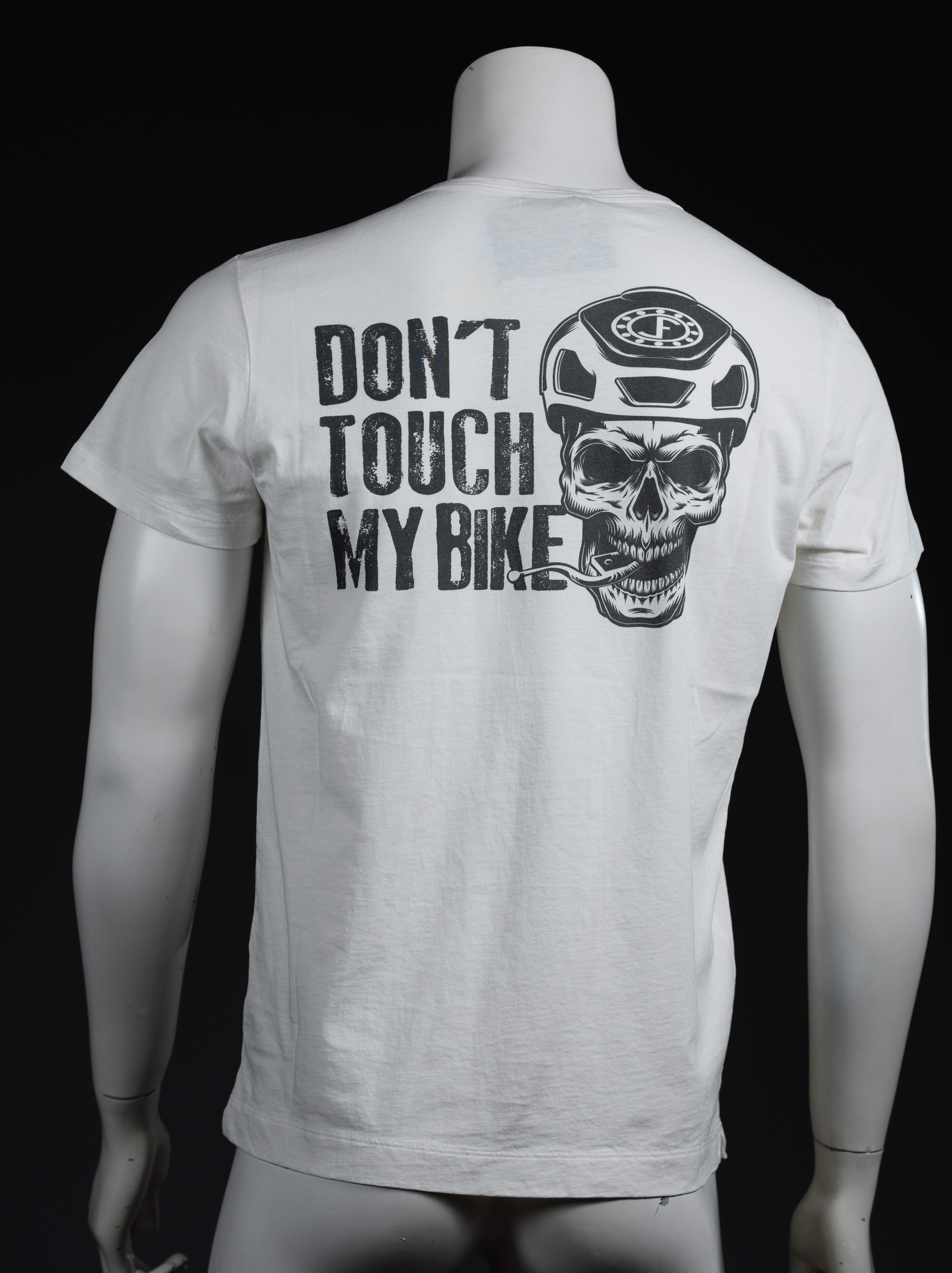 T-shirt Don't Tuoch My Bike back