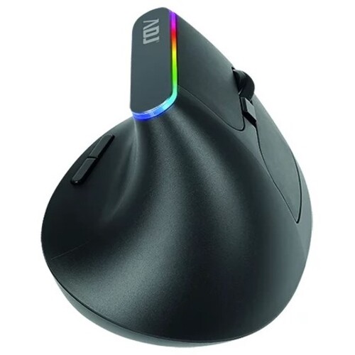 MOUSE WIRELESS OPTICAL SHARKMINI BK 800/1200/1600 RGBLIGHT SILENT CLICK