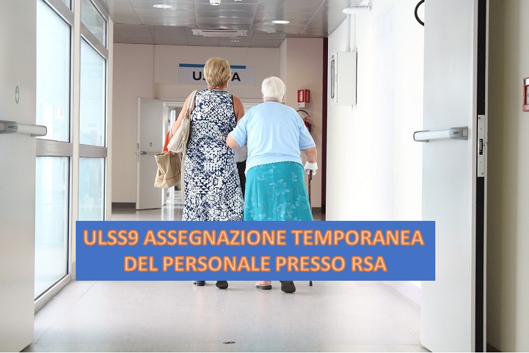 ULSS9 Scaligera: : assegnazione temporanea presso residenze socio-sanitarie del personale