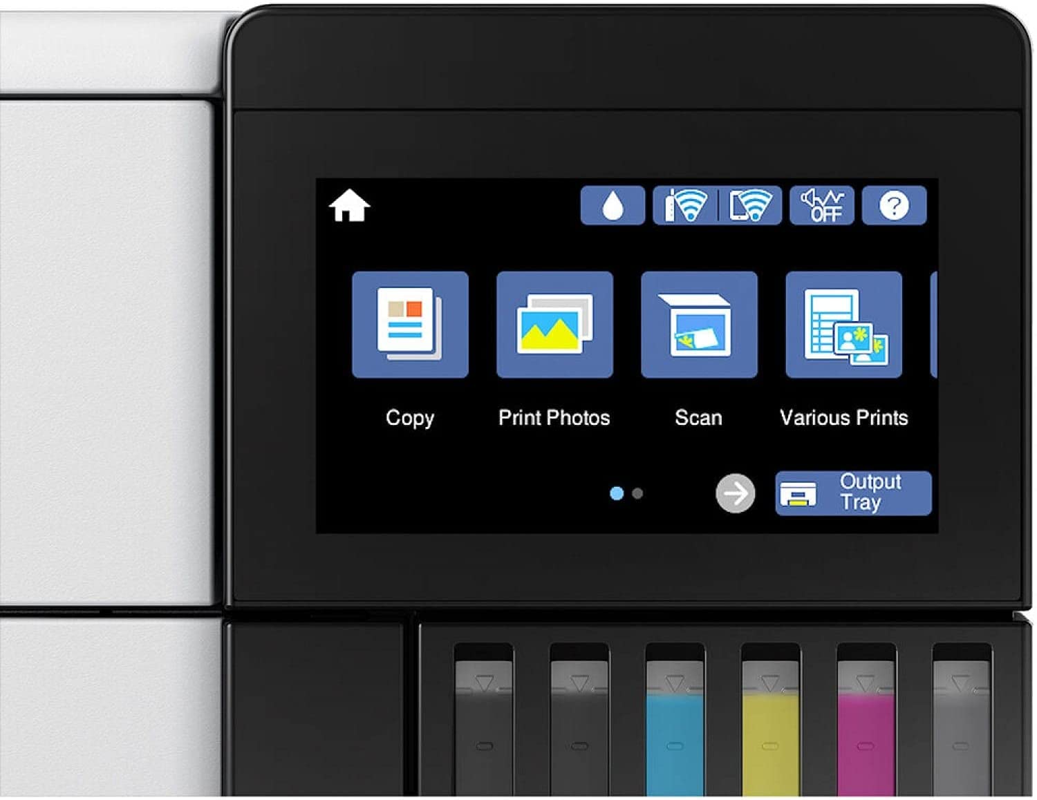Epson EcoTank ET-8500 Stampante Multifunzione Stampa in Formato A4, 5 Colori, WiFi, Ethernet, Displa