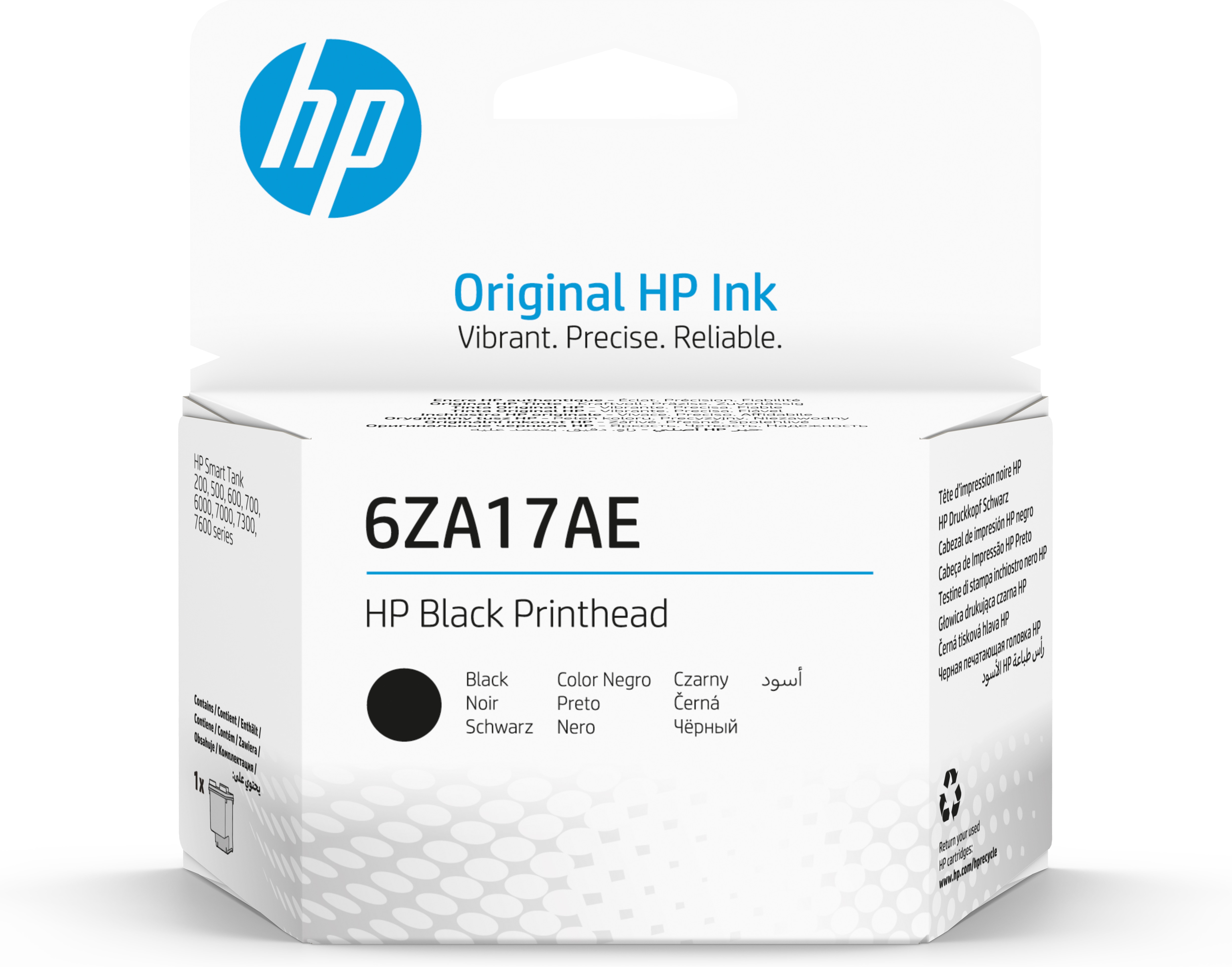 INK HP 6ZA17AE TESTINA NERA SMART T ANK 500