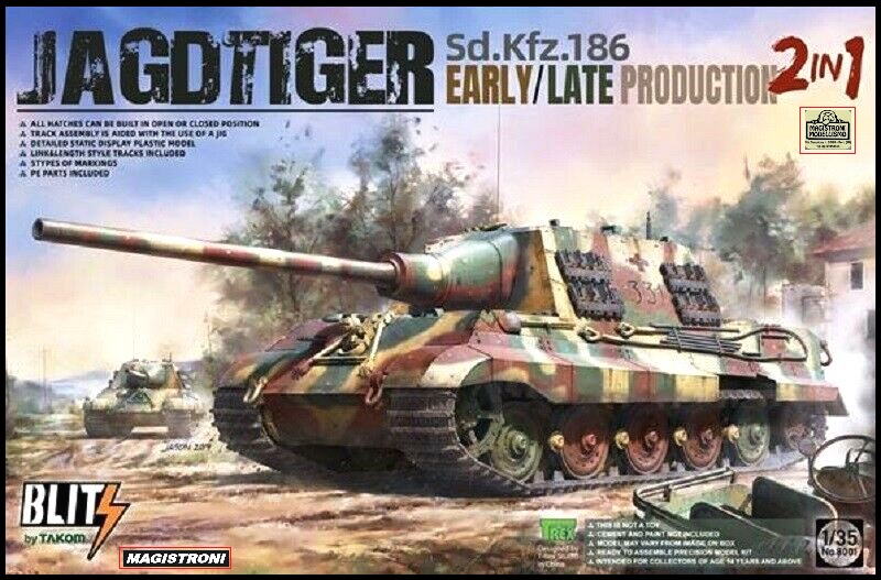 JAGDTIGER Sd.Kfz.186 EARLY/LATE PRODUCTION
