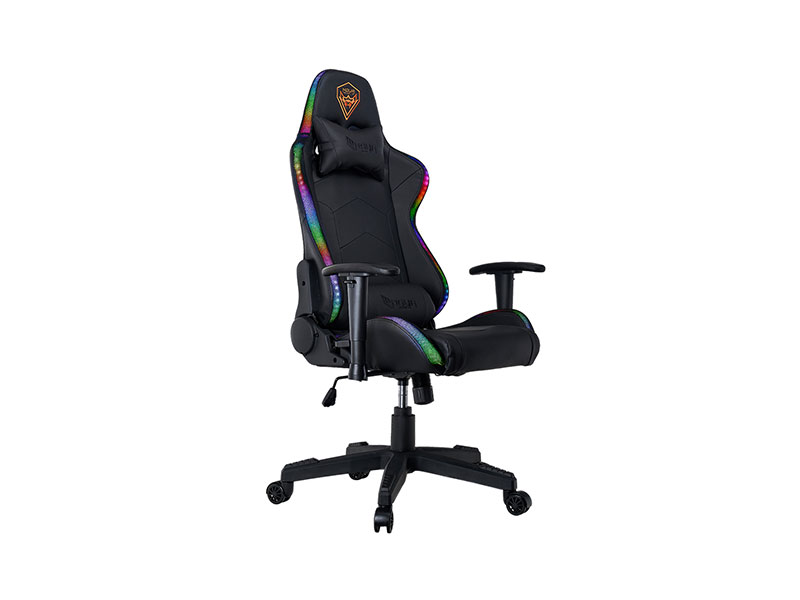 POLTRONA GAMING NOUA MAO M7 RGB POGGIA TESTA E CUSCINO BLACK/RGB