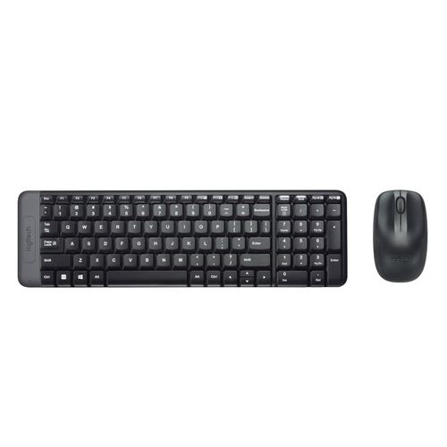 TASTIERA MK270 LOG WIRELESS+MOUSE NERA USB RETAIL