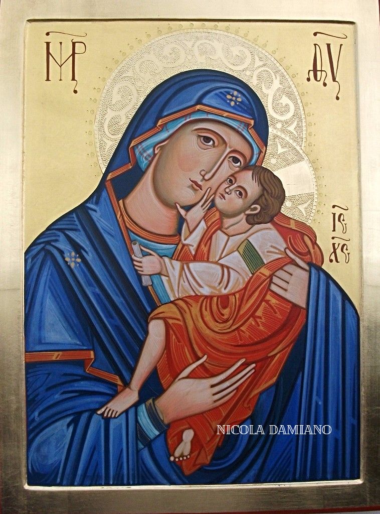 Madonna della dolcezza, Vergine della tenerezza, Madonna con bambino