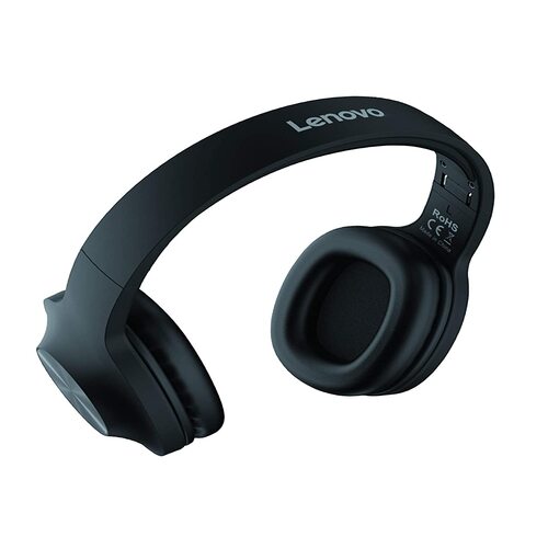 CUFFIA LENOVO BLUETOOTH 5.0 EXTRA BASS 300H SB