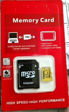 MEMORIA 64 GB microSDXC classe 10