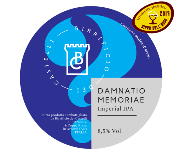Damnatio Memoriae è una imperial ipa birra artigianale, luppolata e profumata. acquista online o in Arcevia nelle Marche