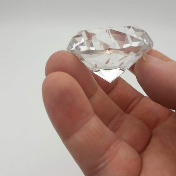 Cristallo a Forma di Diamante trasparente - Ichthys - CTI001