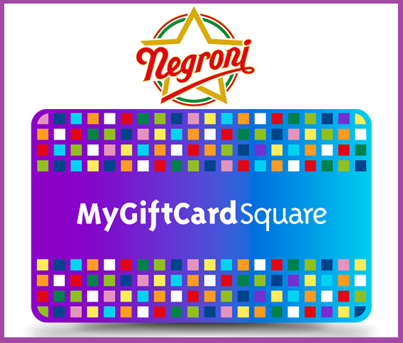 VINCI My Gift Card Square del valore di € 50,00 con Negroni “NEGRONI 2021”