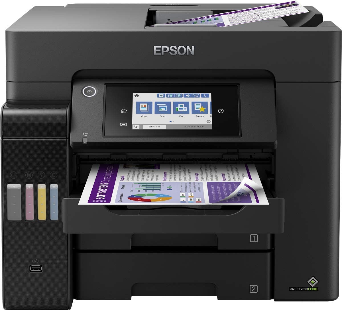Epson EcoTank ET-5850 WiFi USB Stampa Da Smartphone Fax Direct