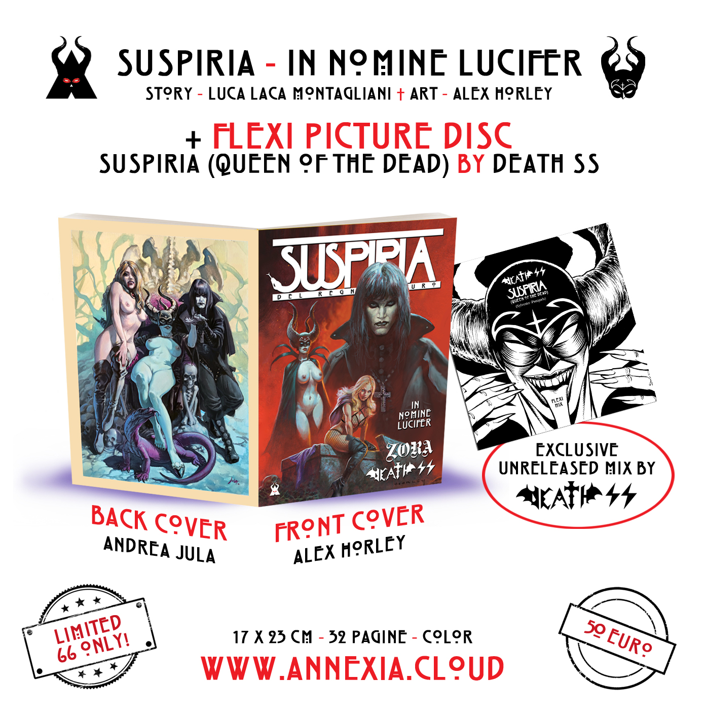 SUSPIRIA - IN NOMINE LUCIFER + FLEXI DISC