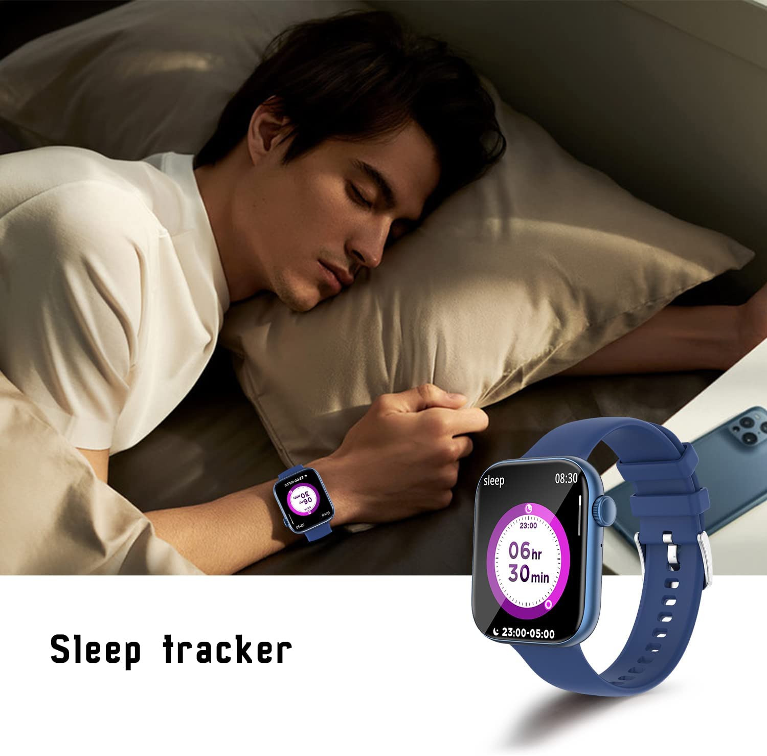 orologio di 120+ Modalità Sport Salute Fitness Tracker Quadranti personalizzati per telefoni Android