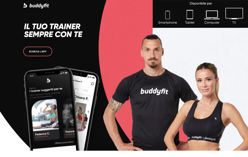 Buddyfit: allenati da casa a soli 4,99€ al mese