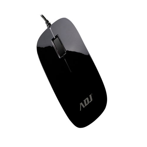 MOUSE USB OTTICO 3D SLIM BK 1000 DPI PLUG&PLAY ADJ