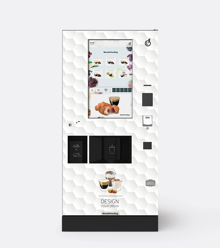 Bianchi Lei 2 Go innovazione su macchine da caffè nuovo design accattivante touch screen intuitivo