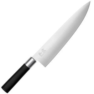 Coltelleria Collini - Set 4 coltelli cucina professionali Kai serie Wasabi  - acciaino e borsa Wusthof
