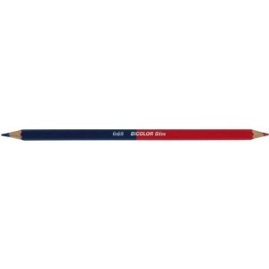 JC SCHOOLGRAPH MATITA SLIM BICOLORE ROSSO/BLU