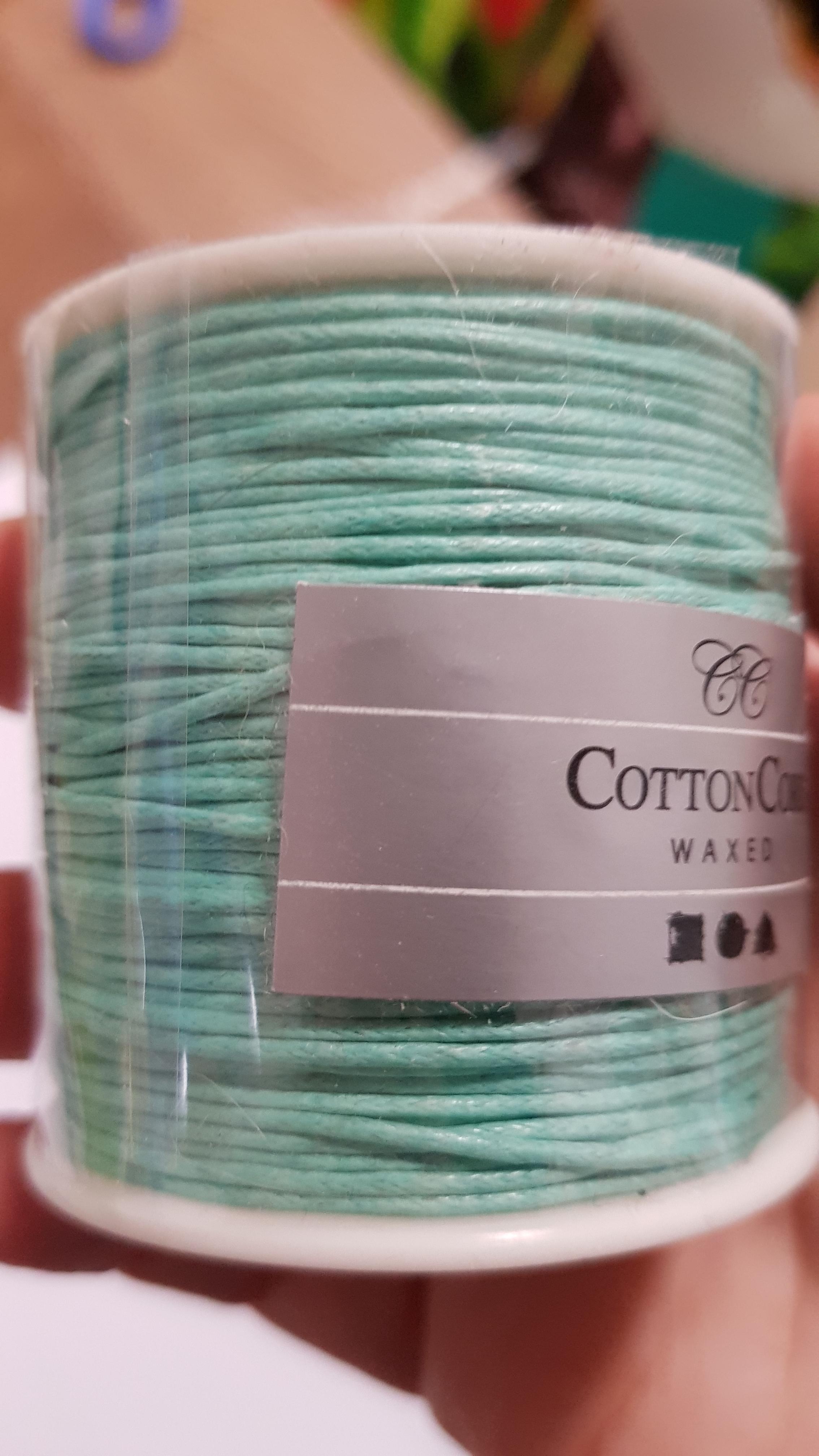 cordino cotone 1mm 40 metri