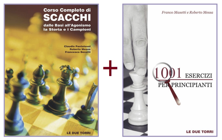 OFFERTA: Corso completo di scacchi + 1001 esercizi per principianti