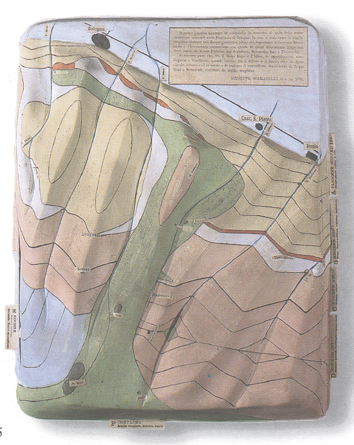 Figura 6  Plastico geologico del territorio tra il Reno e il Santernojpg