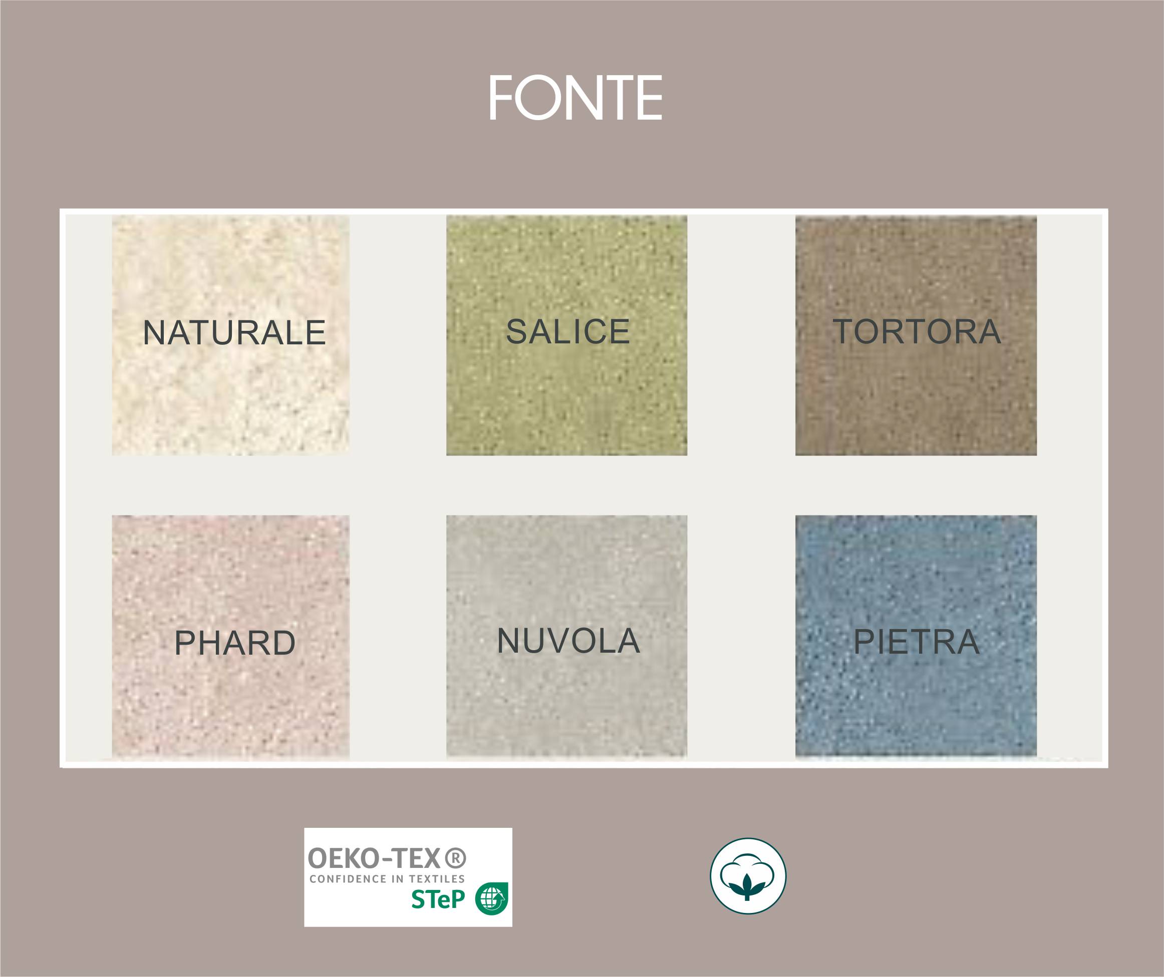 FONTE towels set 1 + 1 in 100% pure cotton terry