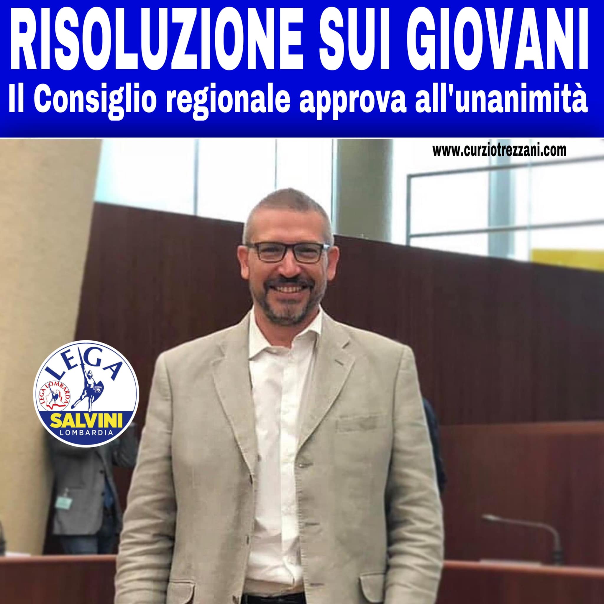 POLITICHE PER I GIOVANI, CONSIGLIO REGIONALE APPROVA LA RISOLUZIONE. TREZZANI: “REGIONE LOMBARDIA INVESTE NEI GIOVANI, SONO IL FUTURO”