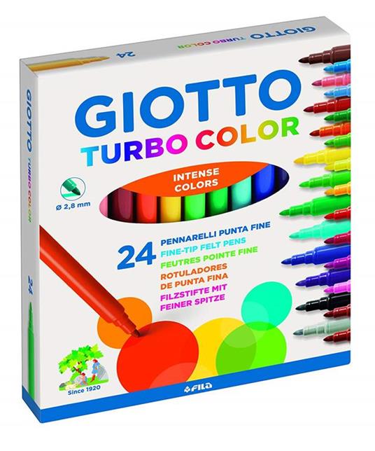 GIOTTO TURBO COLOR 24 PENNARELLI PUNTA FINE