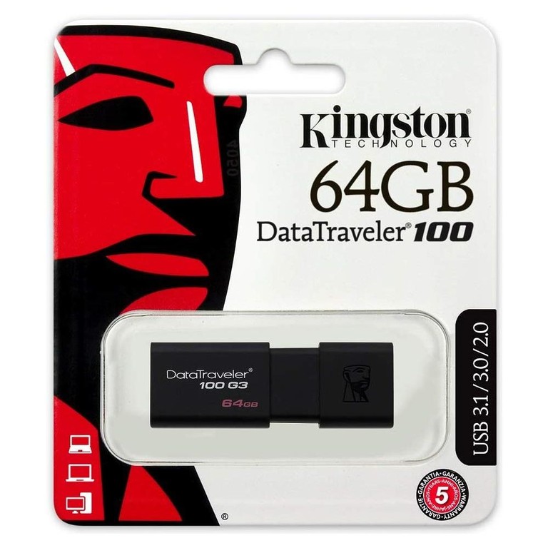 PEN DRIVE 64GB USB 3.0 KINGSTON