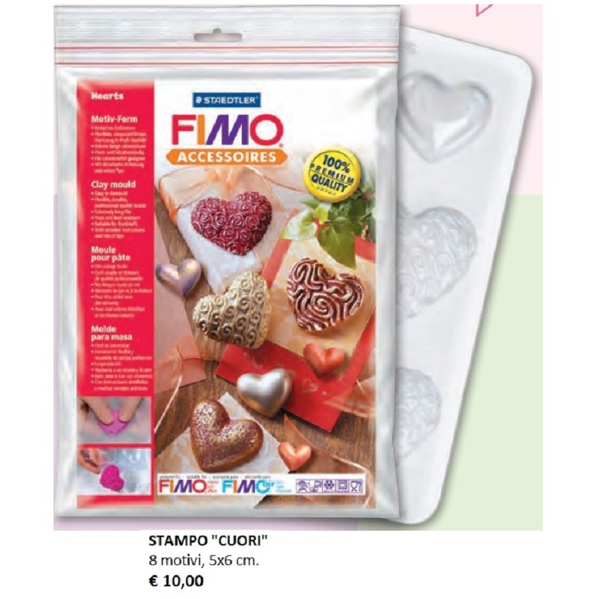 Stampi FIMO: Cuori